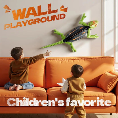 Remote Control Wall Climbing Gecko Robot Toy for Kids, Rechargeable, Christmas Novelty Gift, Anti-Fall Design, Easy to Operate