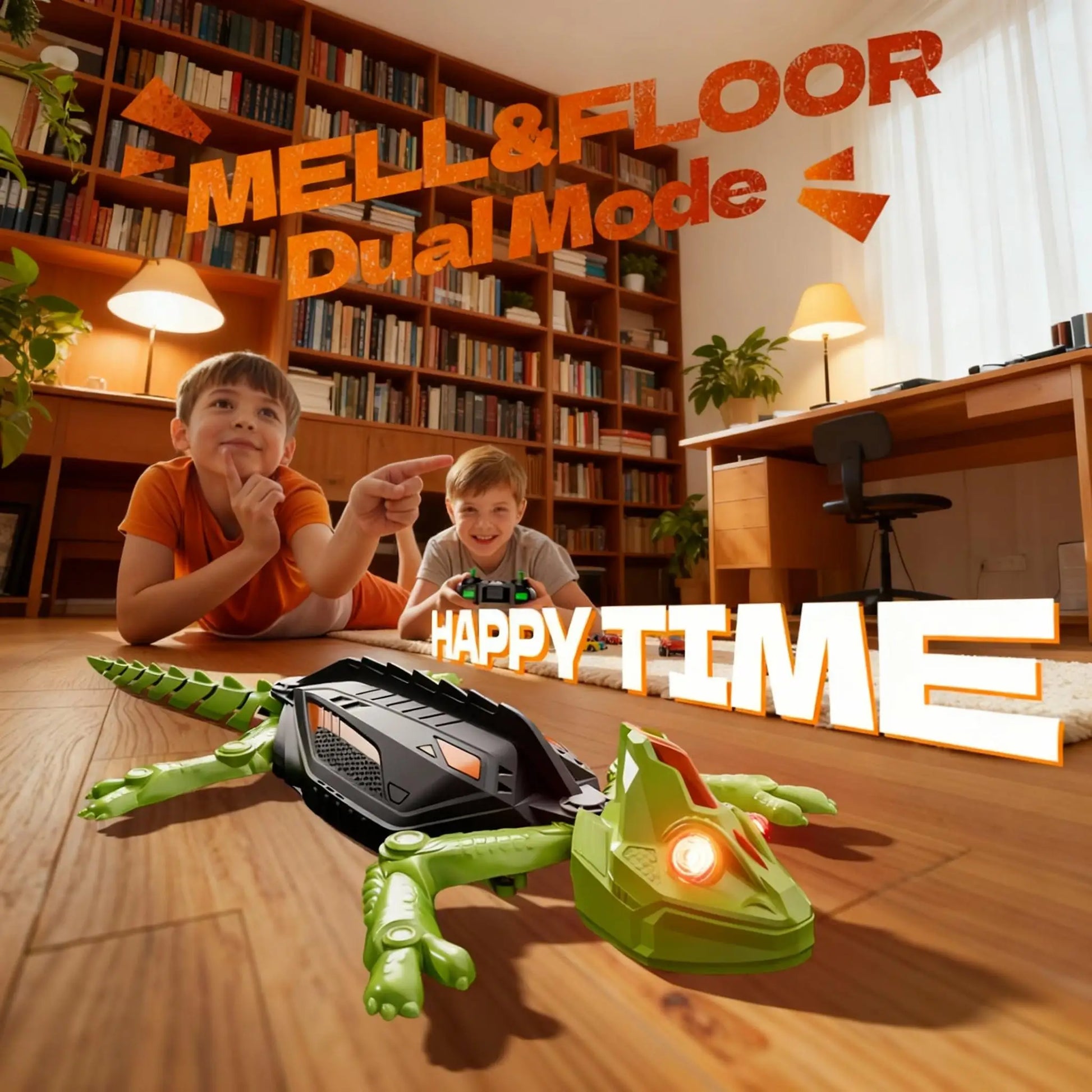 Remote Control Wall Climbing Gecko Robot Toy for Kids, Rechargeable, Christmas Novelty Gift, Anti-Fall Design, Easy to Operate