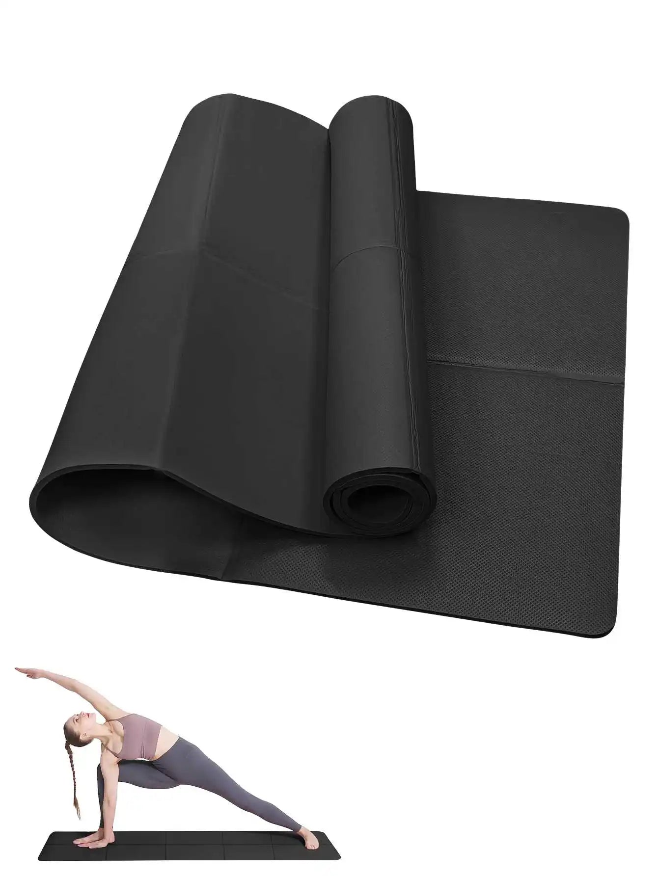 ZenMat Premium - Tapis Yoga/Pilates 3-6mm Antidérapant & Nomade